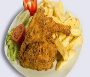 1/8 pollo broaster (pecho)