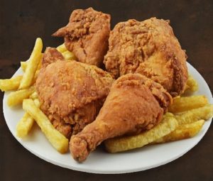 1/2 pollo broaster (pierna)