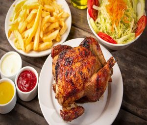 Pollo a la brasa entero
